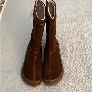 SPORTO BAREFOOT Lorraine brown suede boots
